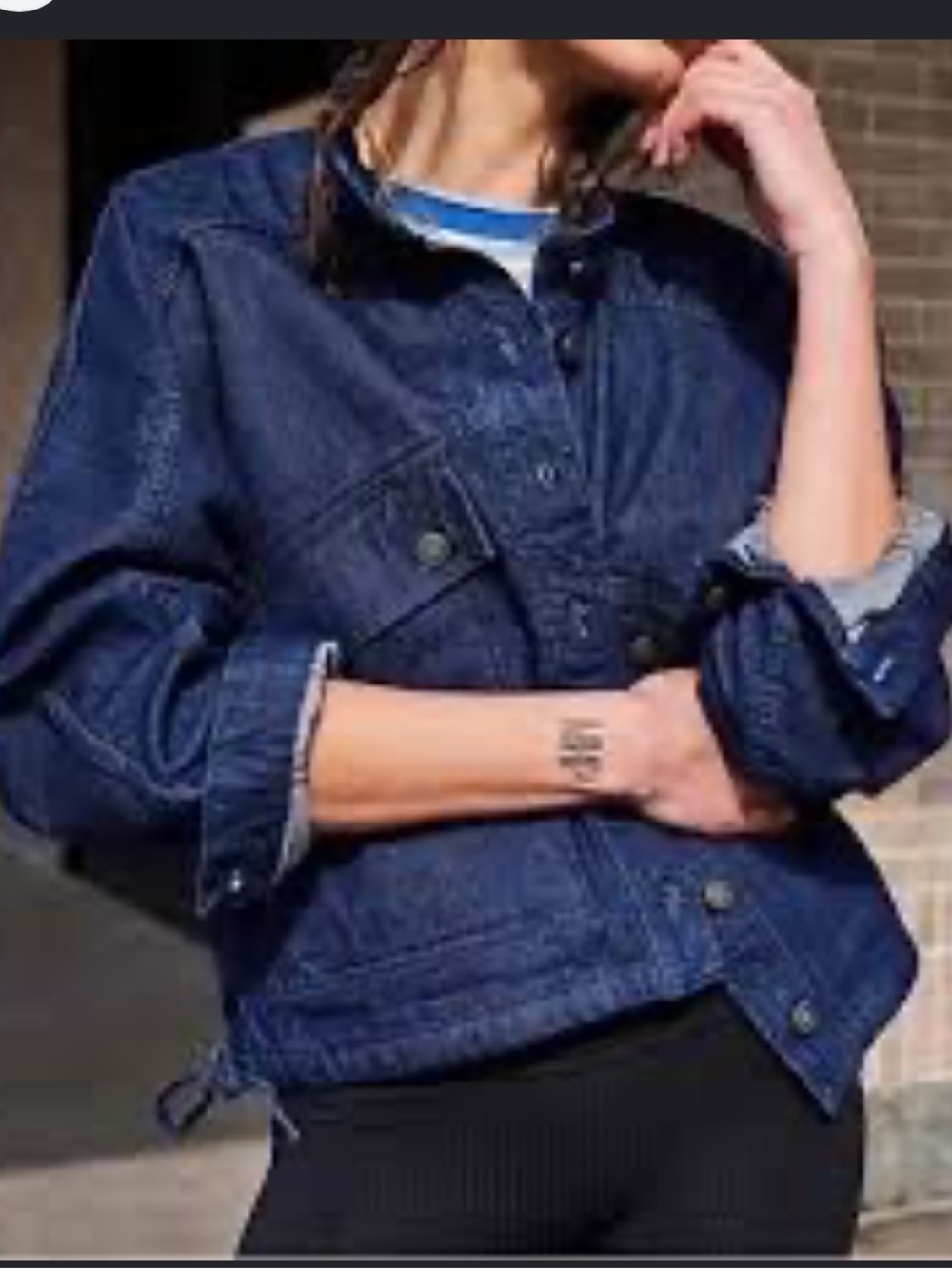 NWT Free People We the Free Casey Denim Jacket Size X-Large - Picture 1 of 8